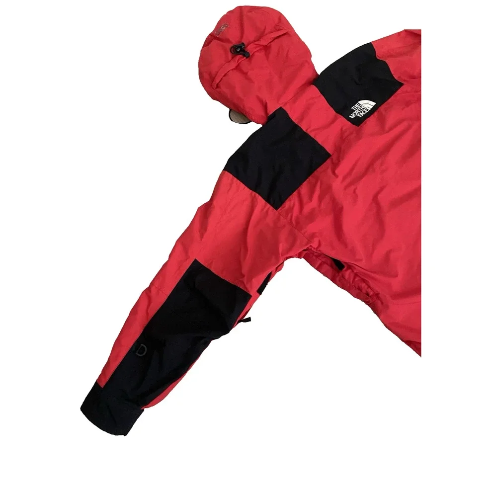 The North Face Red and Black Hooded Gore-Tex Jacket